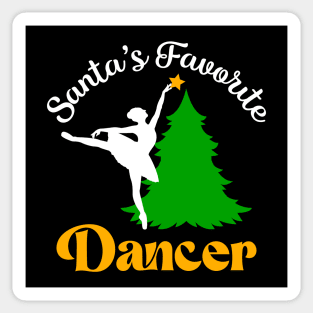 Santas Favorite Dancer Sticker